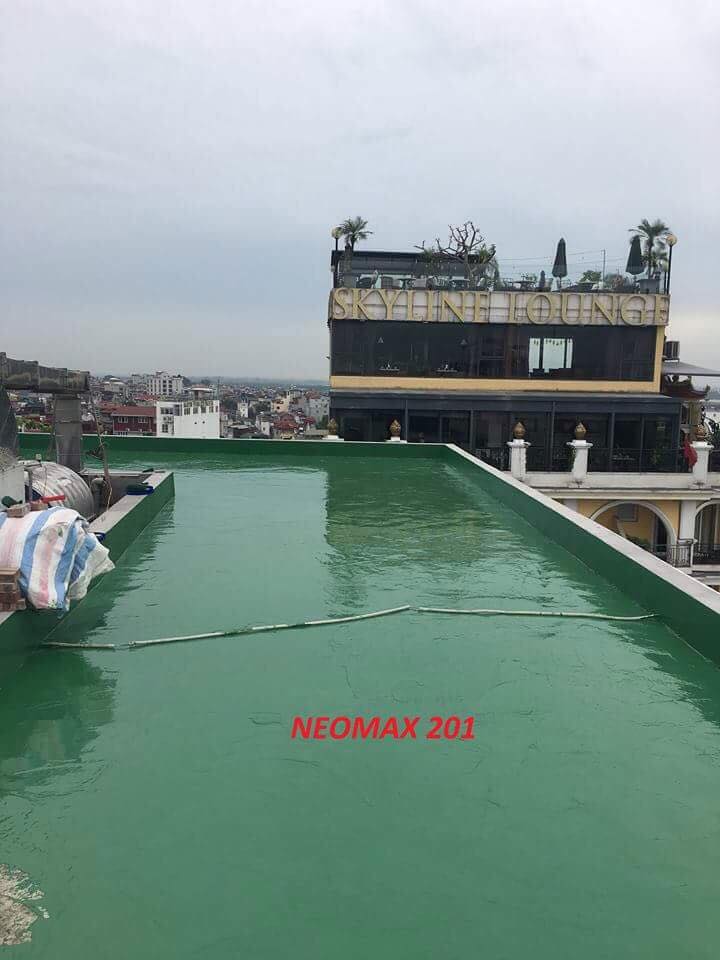 thi công chống thấm sàn mái bằng polyurethane